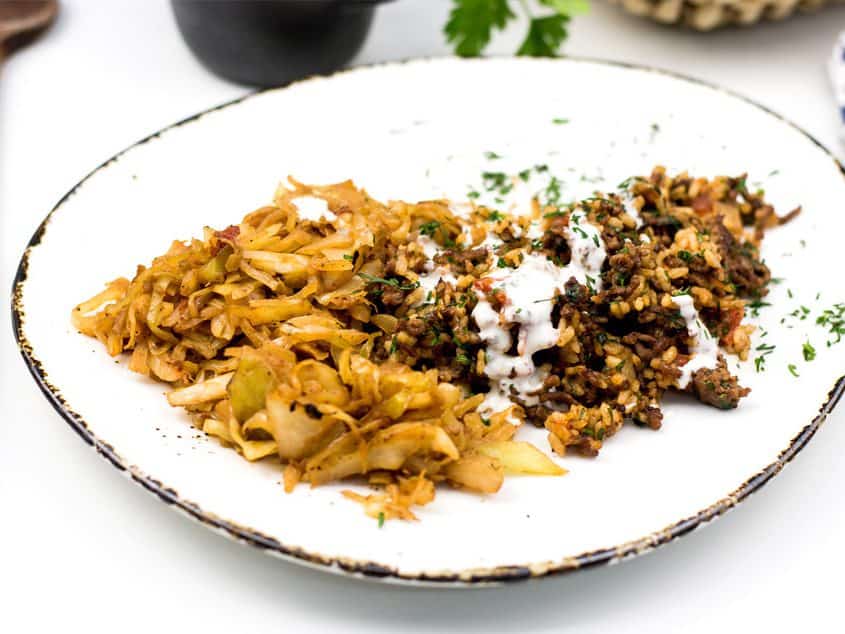 Sarmale cu carne de vita si varza