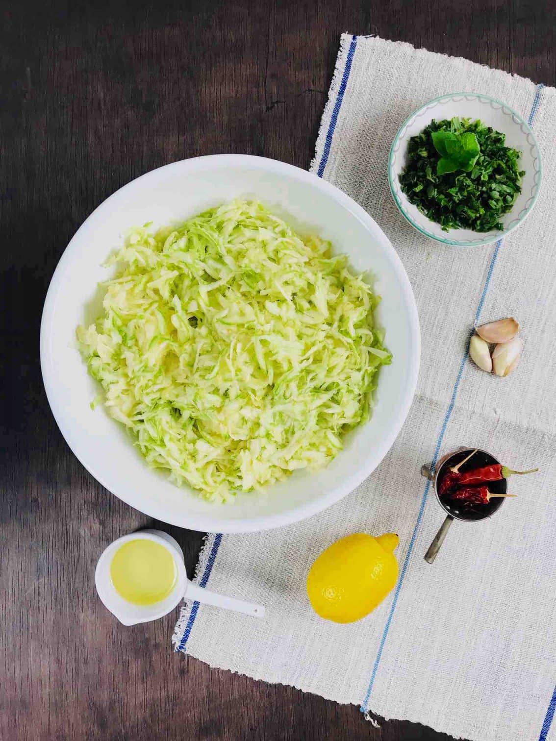 Ingrediente - Pastă de dovlecei cu mentă
